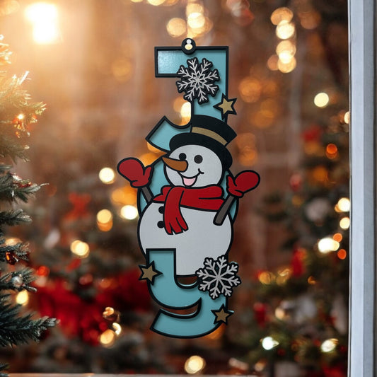 Joy Sign 18” Snowman